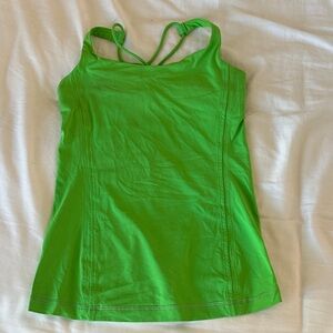 lululemon athletica Vibrant Green Camisole